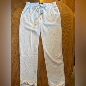 Abercrombie & Fitch light grey sweatpants size XS